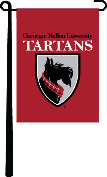 Red 13x18 Carnegie Mellon University Tartans Garden Flag