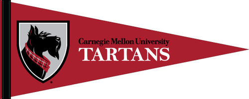 Red 12x30 Carnegie Mellon Pennant