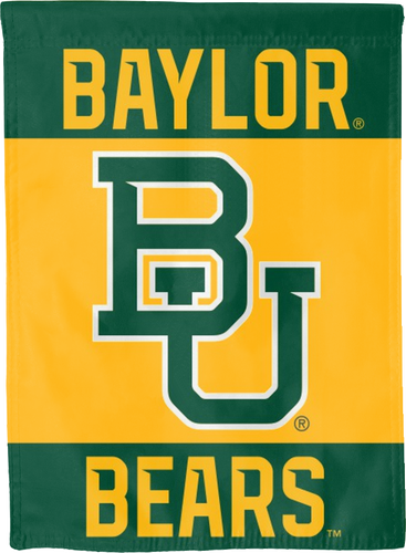 Baylor House Flag with 3 Panel Baylor BU Bears Logo