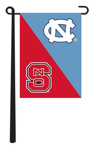 North Carolina North Carolina State University House Divided Garden Flag