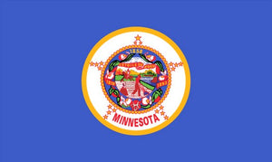 State of Minnesota 3x5 Flag