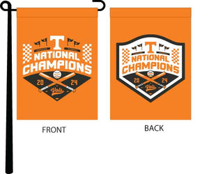 Orange Double Sided 13x18 Tennessee Baseball CWS 2024 National Champions Garden Flag