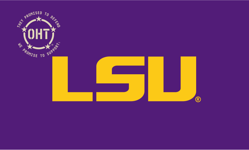 Operation Hat Trick - LSU Tigers 3x5 Flag