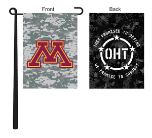 Operation Hat Trick - Minnesota Golden Gophers Garden Flag