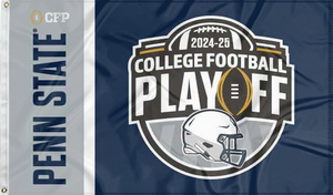 Penn State College Football Playoff 2024 3 by 5 flag with two Metal Grommets