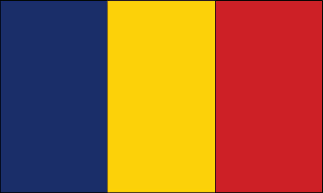 3x5 Romania Flag