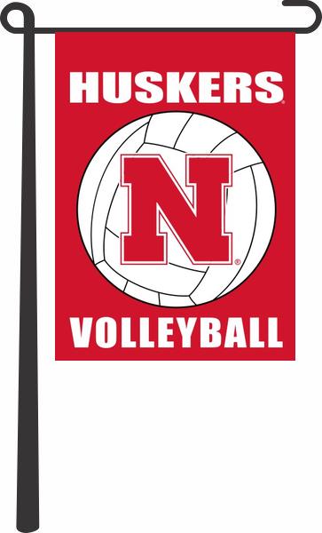 University of Nebraska - Volleyball Garden Flag