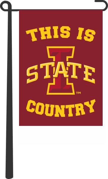 Iowa State - This Is Cyclones Country Garden Flag