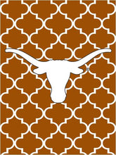 Load image into Gallery viewer, University of Texas Longhorns Background Pattern House Flag
