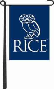 Rice University - Athenian Owl Garden Flag