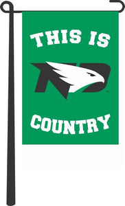 University of North Dakota - This Is ND Fighting Hawks Country Garden Flag