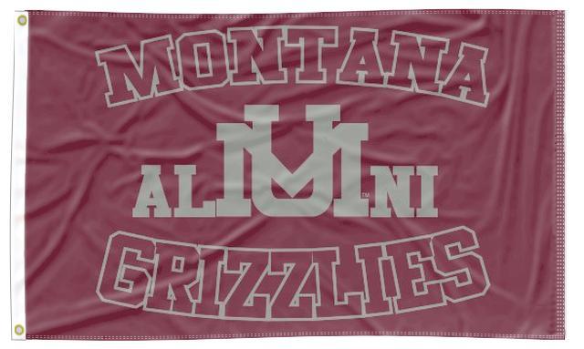 University of Montana - Alumni Grizzlies 3x5 Flag