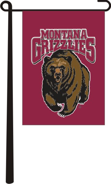 University of Montana - Grizzlies Garden Flag