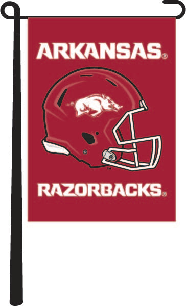 University of Arkansas - Football Garden Flag