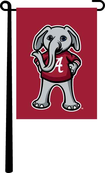 University of Alabama - Big Al Garden Flag