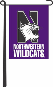 Purple 13x18 Northwestern University Wildcats Garden Flag