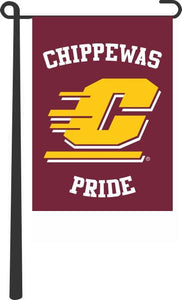 Central Michigan University - Chippewas Pride Garden Flag