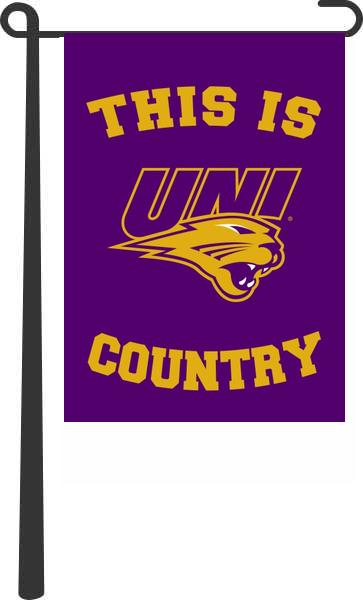 University of Northern Iowa - This Is UNI Panthers Country Garden Flag