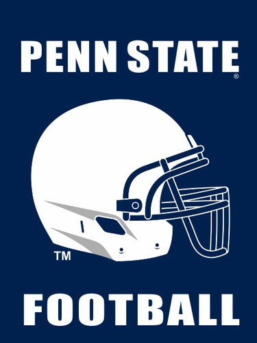 Blue Penn State Football House Flag