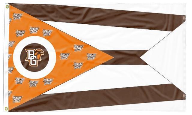 Bowling Green State University - Falcons Flag of Ohio Style 3x5 Flag