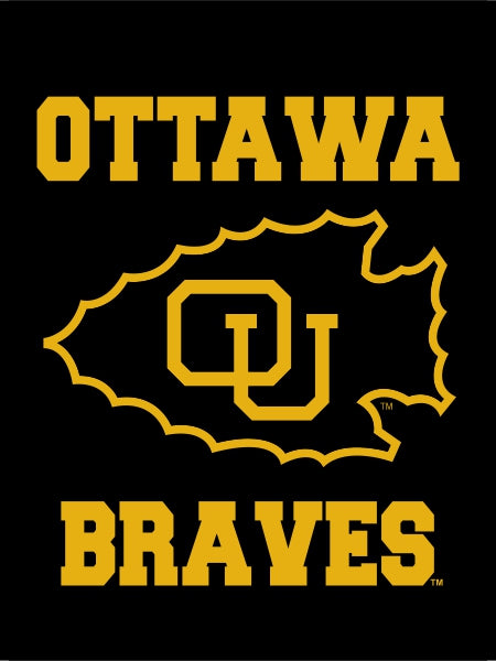 Ottawa University - Braves House Flag