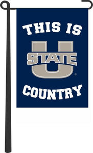 Utah State University - This Is Utah State University Aggies Country Garden Flag