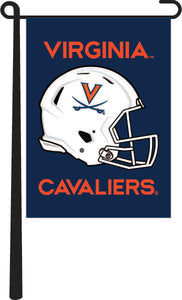 Blue University of Virginia Football Garden Flag