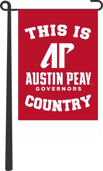 Austin Peay State University - This Is Austin Peay State University Governors Country Garden Flag