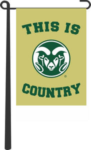 Colorado State University - This Is Rams Country Garden Flag