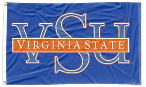 Blue 3x5 VSU Virginia State University Flag