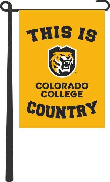 Colorado College - This Is Tigers Country Garden Flag