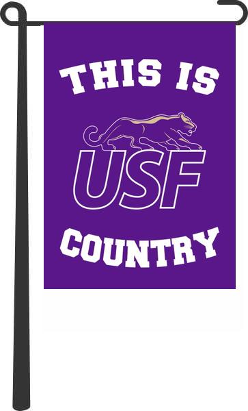 Sioux Falls - This Is USF Cougars Country Garden Flag
