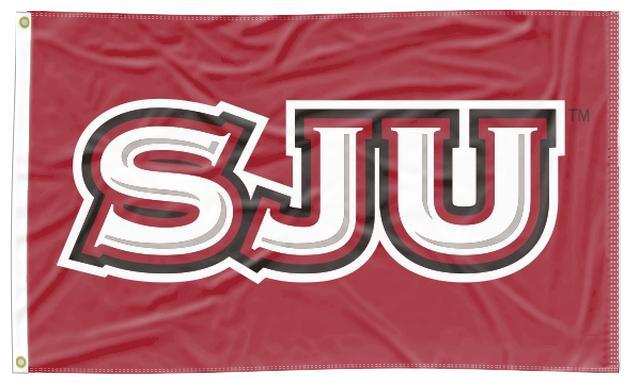 Saint Joseph's University - SJU Hawks Red 3x5 Flag