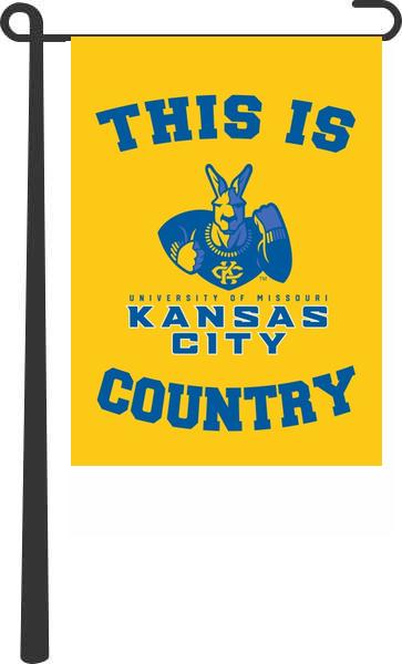 University of Missouri-Kansas City - This Is UMKC Roos Country Garden Flag