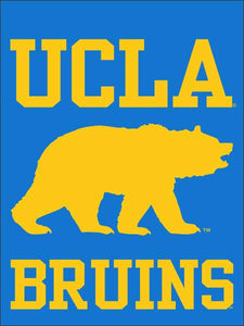 Blue UCLA House Flag with UCLA Bruins Logo