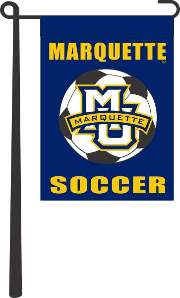 Marquette - Soccer Garden Flag