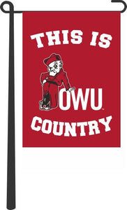 Ohio Wesleyan - This Is OWU Battling Bishops Country Garden Flag