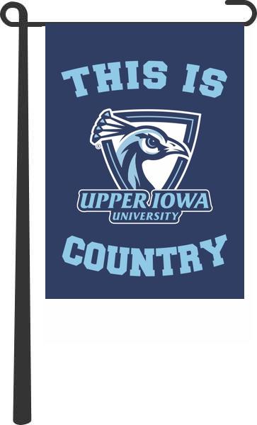 Upper Iowa University - This Is Upper Iowa University Peacocks Country Garden Flag