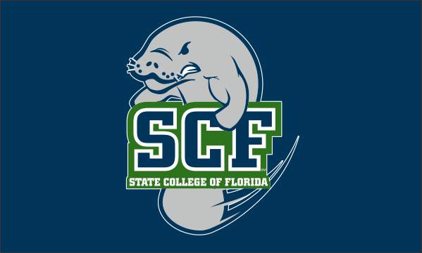 State College of Florida - Manatees 3x5 Flag