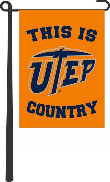 UT El Paso (UTEP) - This Is UTEP Miners Country Garden Flag