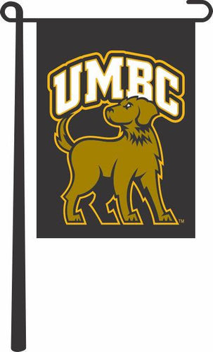 Black 13x18 Maryland Baltimore County (UMBC) Garden Flag