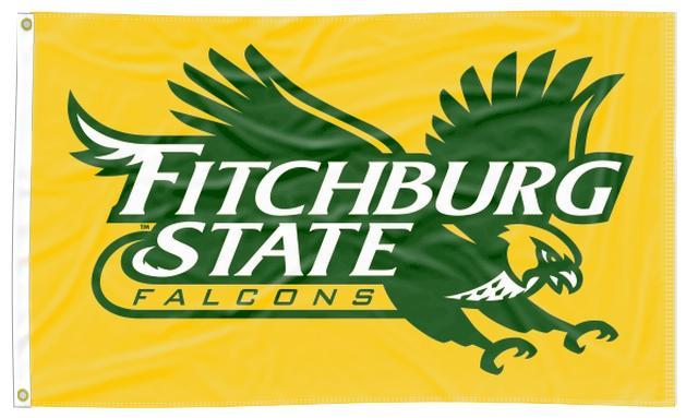 Fitchburg State University - Falcons Gold 3x5 Flag
