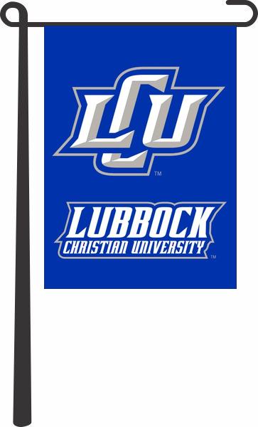 Lubbock Christian University - Chaps Garden Flag