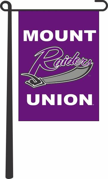 Mount Union - Purple Raiders Garden Flag